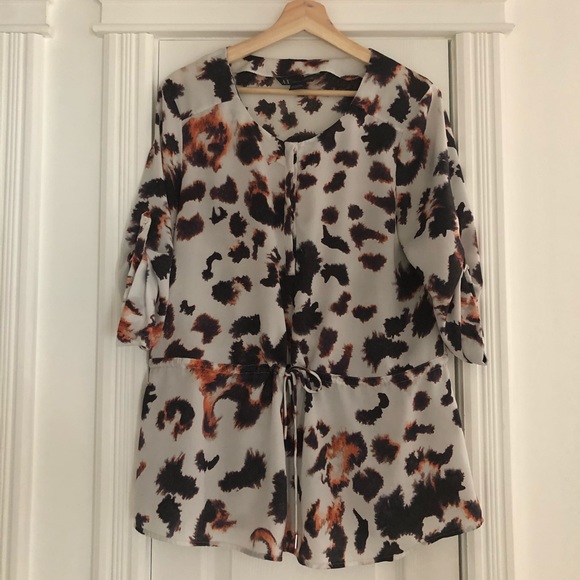 Armani Exchange print pattern blouse - Picture 2 of 3